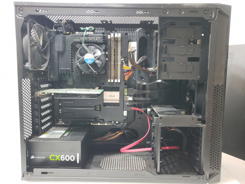Custom/Asus PC, Core I7-3770 3.4GHz, 8GB DDR3, 1Gb Graphics card w/ 2x DVI and mini HDMI Ports, No HDD
