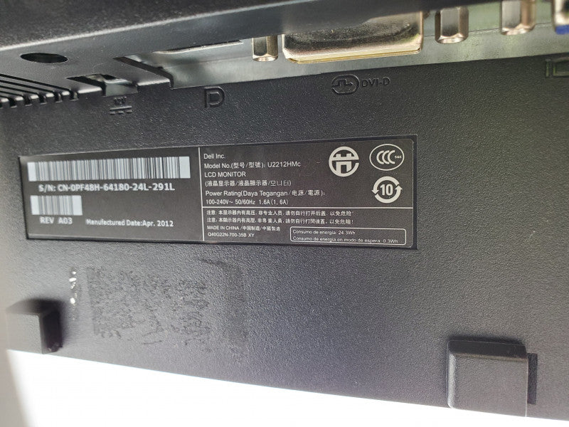Dell U2212HMc 22\\" 1920 x 1080 LED Monitor