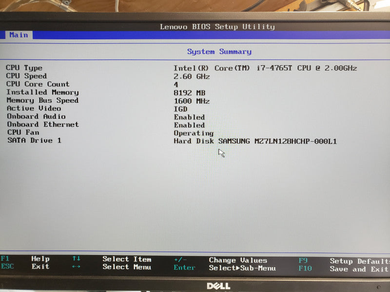 Lenovo ThinkCentre M93p Mini PC, Core I7-4765T 2.0GHz, 8GB RAM, 128GB SSD, No Antenna/AC Adapter