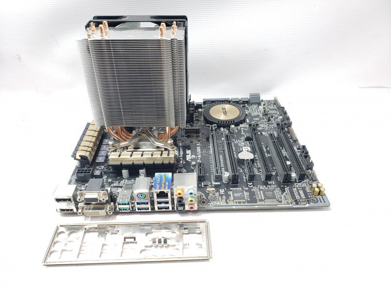 Asus Z97-A/USB 3.1 Board with Core I7-4790K 4.0GHz, 4GB RAM, with I/O Back cover