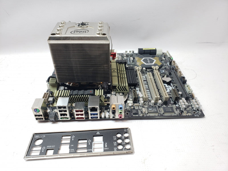 Asus Sabertooth X58 Desktop Board with Core I7-X990 3.47GHz, 4GB RAM, Back I/O cover