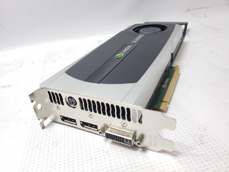 NVIDIA Quadro 5000 2x Display Ports 1x DVI Port 2.5GB GPU Video Card