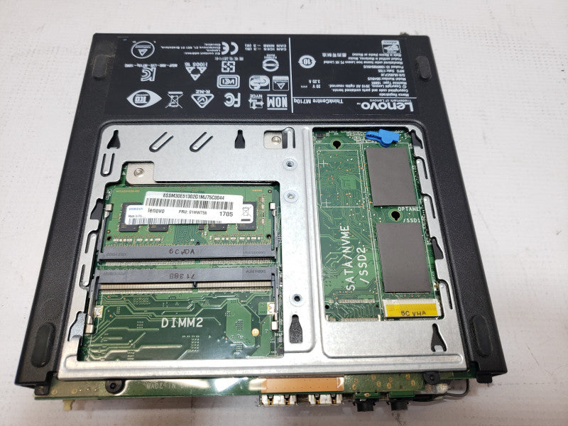 Lenovo ThinkCentre M710q mini, Core I3-6100T 3.2GHz, 4GB DDR4, No HDD/Power adapter/Antenna