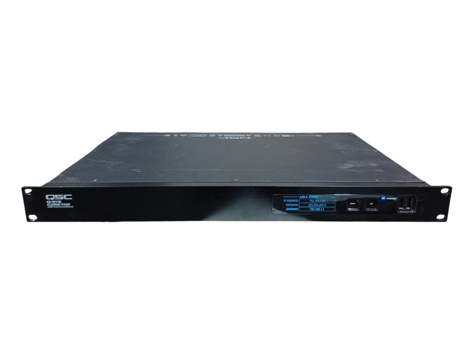 QSC Q-SYS Core 110F Digital Signal Audio Processor