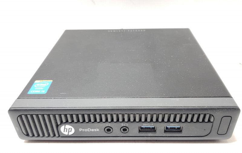 HP proDesk 600G1 Mini PC, Core I3-4160T 3.1GHz, 4GB DDR3, 500GB HDD, No Power Adapter/OS