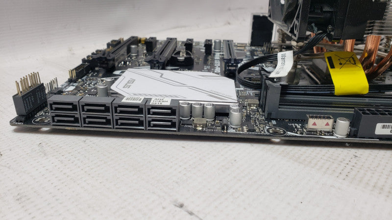 Asus Prime X370-Pro Desktop Board with AMD Ryzen 5 1600X six-Core CPU, No RAM/IO Back Cover