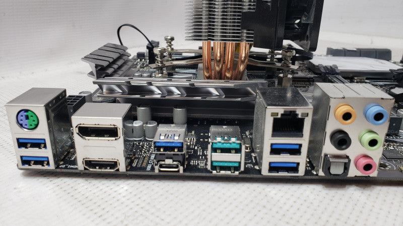 Asus Prime X370-Pro Desktop Board with AMD Ryzen 5 1600X six-Core CPU, No RAM/IO Back Cover