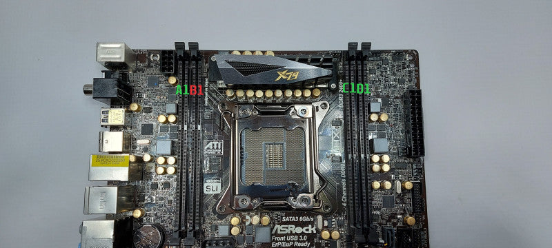 ASRock X79 Extreme4-M Micro ATX LGA2011 Motherboard DDR3 BAD Memory Channel (READ) NO IO Shield