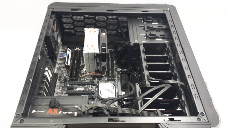 Custom PC- ASUS X99-A/USB3.1 Motherboard, 32GB DDR4, i7-5820K 3.3GHz, No HDD/GPU (Dented)