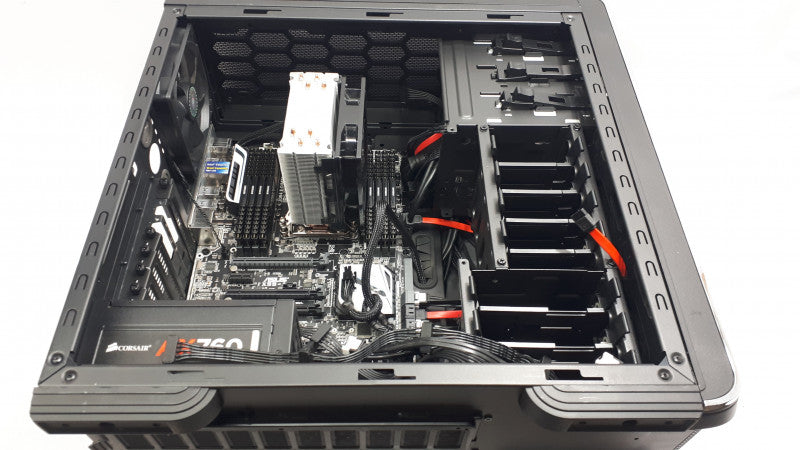 Custom PC- ASUS X99-A Motherboard, 64GB DDR4, i7-5820K 3.3GHz, No HDD/GPU