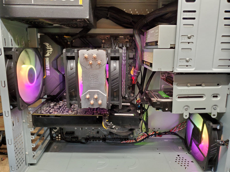 Custom PC, Asus TUF X570 Wi-Fi, Ryzen 5 2600, 16GB Ram, GTX 1060, 250GB SSD, 4TB HDD, RGB