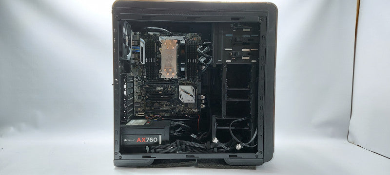 Custom PC- ASUS X99-A Motherboard, 64GB DDR4, i7-5820K 3.3GHz, No HDD/GPU (Dented)