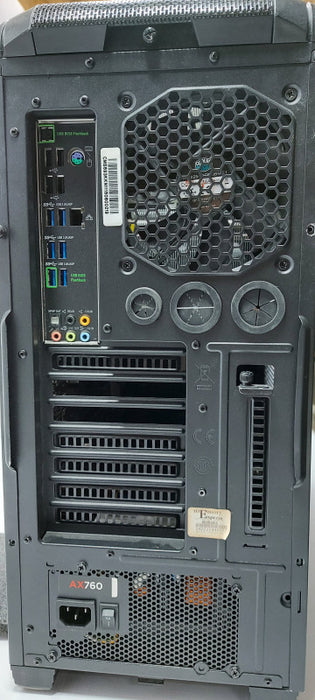 Custom PC- ASUS X99-A Motherboard, 64GB DDR4, i7-5820K 3.3GHz, No HDD/GPU (Dented)