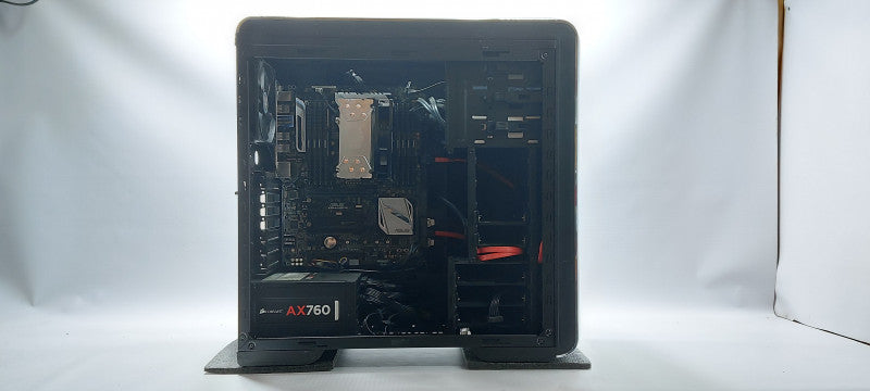 Custom PC- ASUS X99-A/ USB 3.1 Motherboard, 64GB DDR4, i7-5820K 3.3GHz, No HDD/GPU (Missing Side Panel)