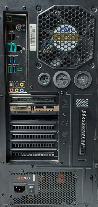 Custom Workstation PC- ASUS X99-A/USB3.1 Motherboard, 64GB DDR4, i7-5820K 3.3GHz, Nvidia Quadro K4000 (Dented)