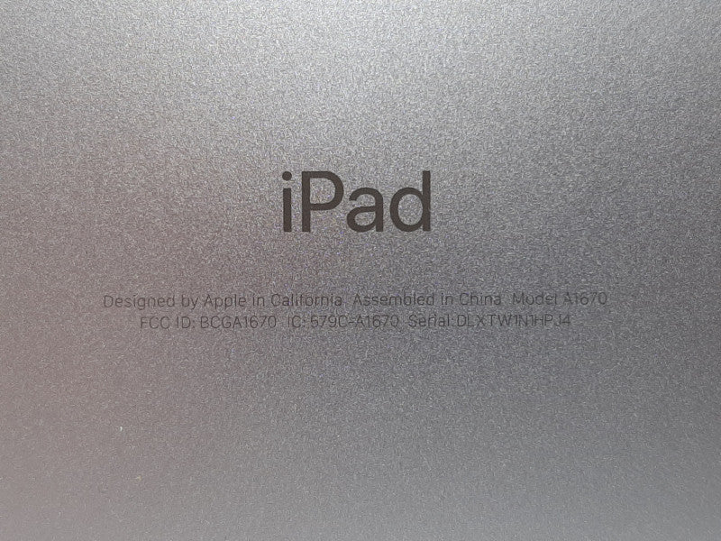 Apple iPad Pro 12.9in 2nd Generation Model: A1670 512GB