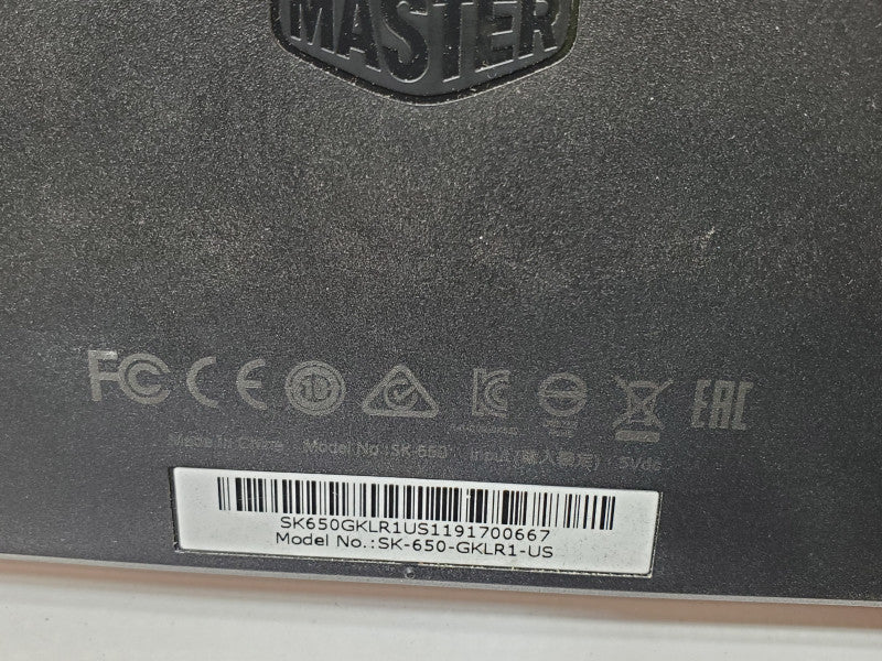 Cooler Master SK650 Mechanical Keyboard with Cherry MX Low Profile Switches