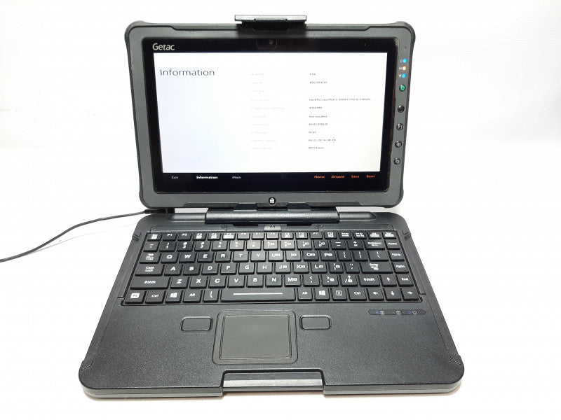Getac F110 Rugged Tablet PC i5-4300U @ 1.9GHz 4GB RAM -No SSD/Back Cover