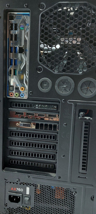 Custom PC- ASUS X99-A II Motherboard, 64GB DDR4, i7-6800K 3.4GHz, Nvidia Geforce GTX 1070 8GB(Dented)