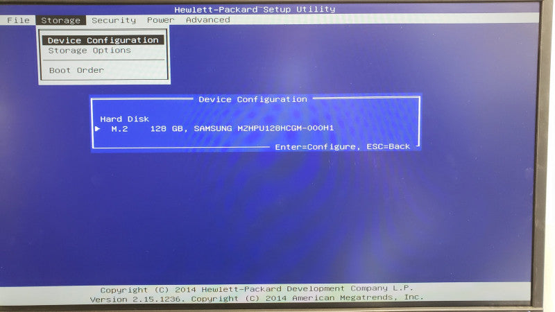 HP EliteDesk 800 G1 Mini, Core i7-4765T 2.00GHz, 8GB RAM, 128GB M.2 SSD, No Power Adapter