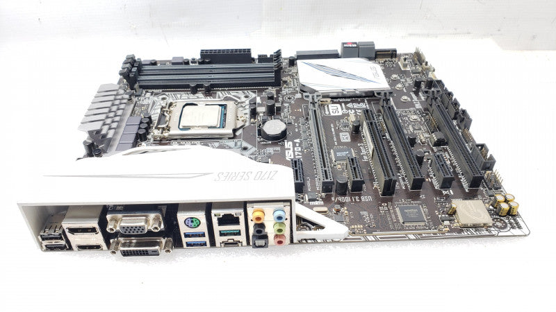 Asus Z170-A Motherboard with Core i5-6500 3.2GHz, No RAM/Heatsink/IO Back cover, for parts untested