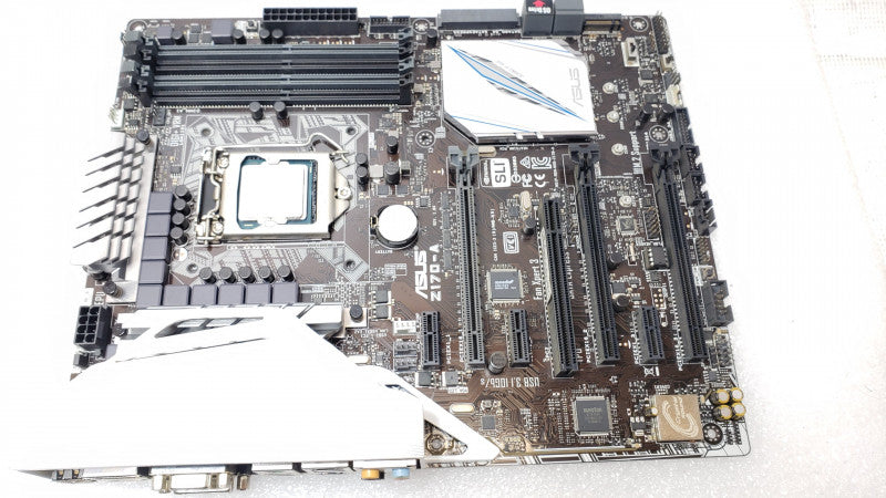 Asus Z170-A Motherboard with Core i5-6500 3.2GHz, No RAM/Heatsink/IO Back cover, for parts untested