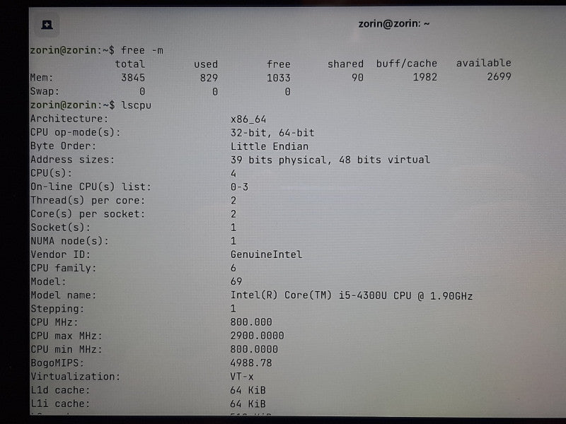 Surface Pro 2 1601 i5-4300U @ 2.9GHz 4GB RAM 64GB Flash w/Keyboard -NO OS