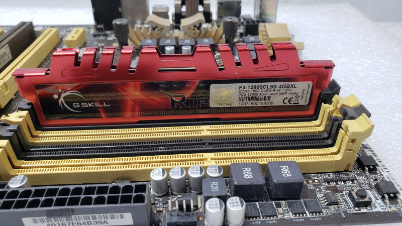 ASUS Z87-A Motherboard w/ i5-4690K 3.5GHz, 4GB RAM, No CPU Heat sink/Io Back Cover