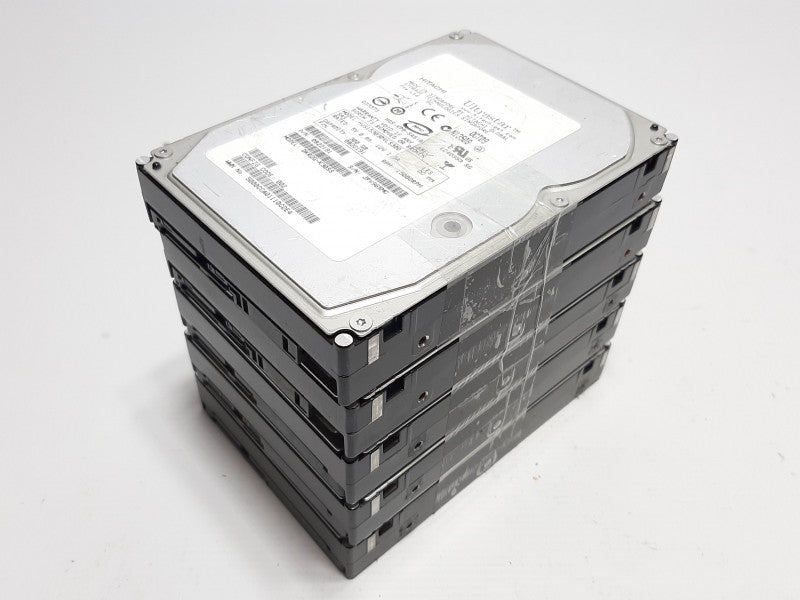 5x Assorted 3.5\\" 300GB 15K SAS Hard Disk Drive (2xHitachi 3x HP)