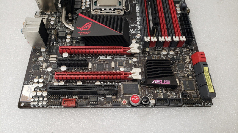 Asus Rampage III Gene Board with Core I7-960 3.2GHz, 4GB DDR3, No I/O Back cover/Heat sink/Fan
