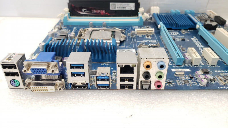Gigabyte GA-Z77-D3H LGA1155 with Core I5-3550 3.3GHz, 4GB RAM, I/O Back Cover, No Heatsink/Fan
