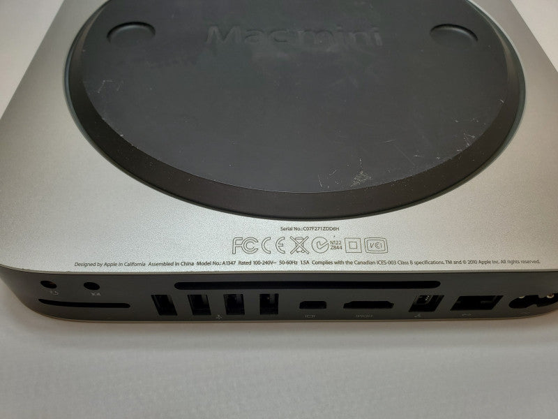 Apple Mac Mini A1347 Mid 2010 C2D P8600 @ 2.4Ghz 4GB No HDD