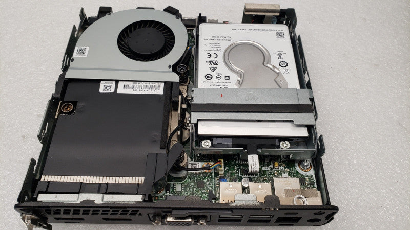 HP ProDesk 600G3 DM, Core I3-6100T 3.2GHz, 8GB DDR4, 2TB HDD, No Power Adapter/OS, Read