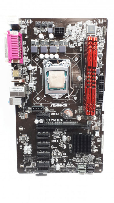 ASRock H81 Pro BTC 2.0 Motherboard i3-4150T 3.0GHz, 16GB DDR3