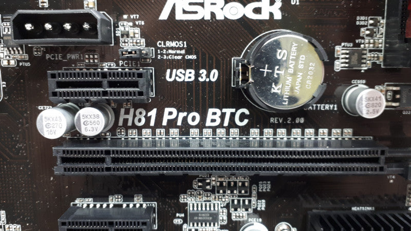 ASRock H81 Pro BTC 2.0 Motherboard i3-4150T 3.0GHz, 16GB DDR3