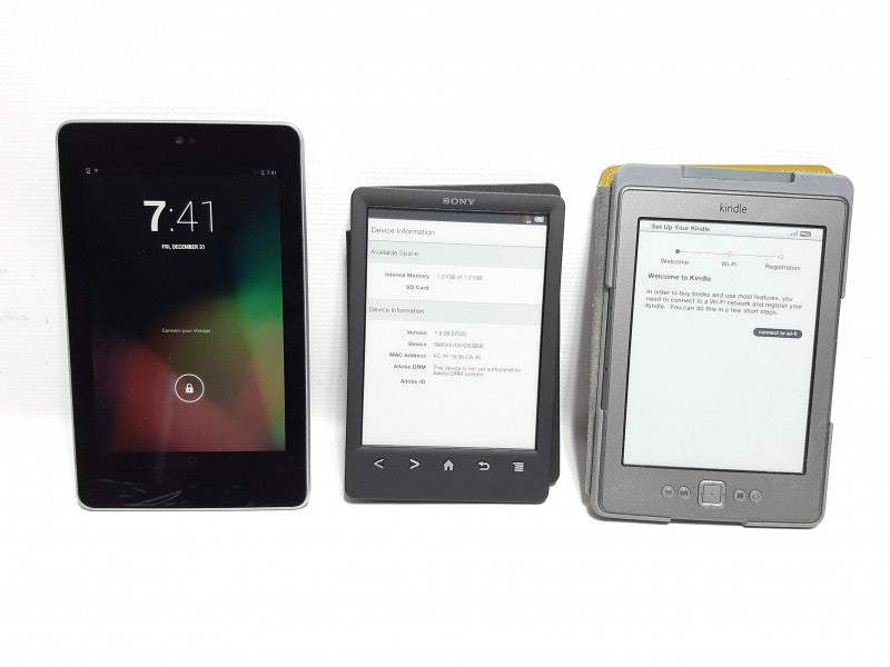 Combo 2 e_Book Readers + 1 Tablet - Read Notes