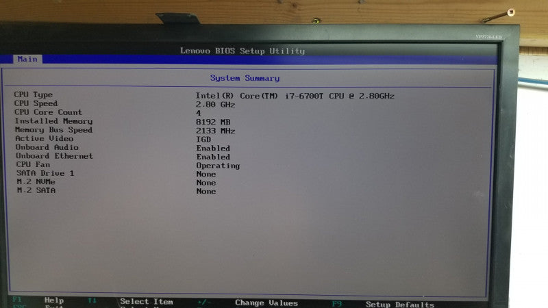 Lenovo Thinkcenter M900 i7-6700T @ 2.80ghz / 8gb ram / see notes