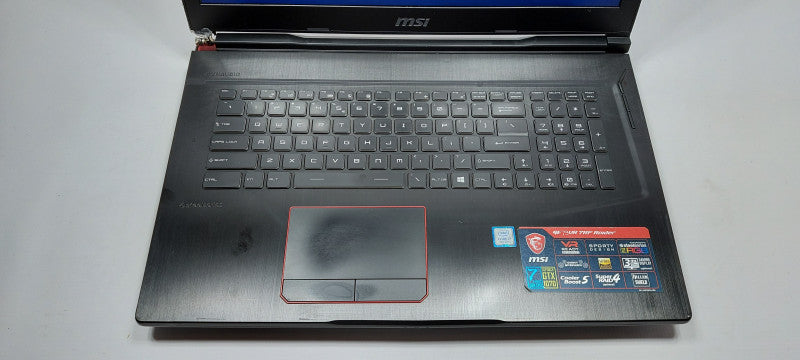 MSI GE73VR 7RF Raider i7-7700HQ 2.8GHz 16GB RAM 256GB SSD 1TB HDD (AS-IS) 17.3\\"