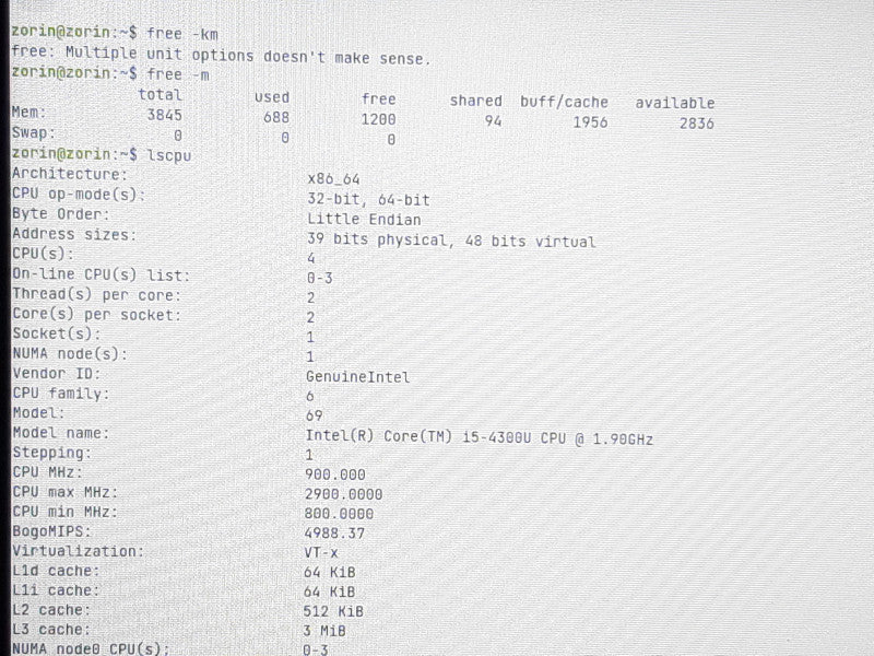 Microsoft Surface Pro 2 1601 i5-4300U @ 2.90GHz 4GB RAM 128GB SSD