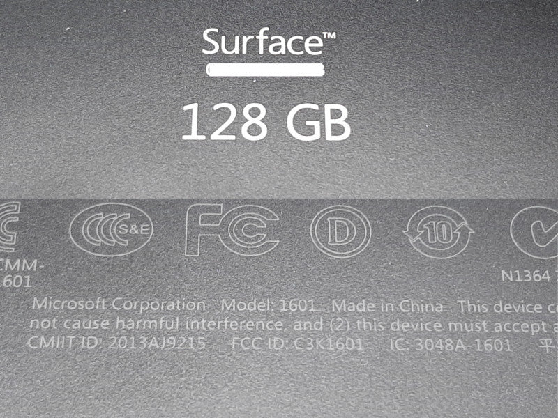 Surface Pro 2 1601 i5-4300U @ 2.9GHz 4GB RAM 128GB SSD - Blue Keyboard