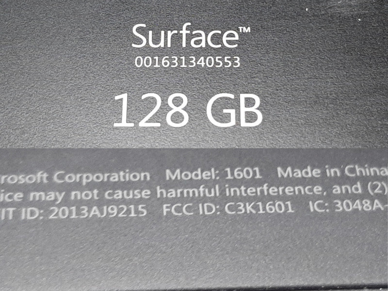Surface Pro 2 1601 i5-4300U @ 2.9GHz 4GB RAM 128GB SSD - Blue Keyboard