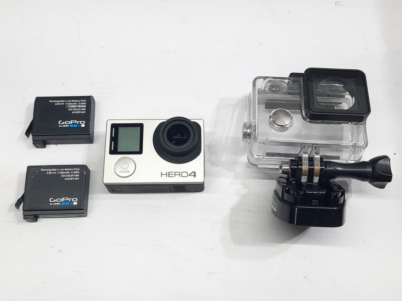 GoPro Hero 4, with Extra Battery, and Waterproof Casing