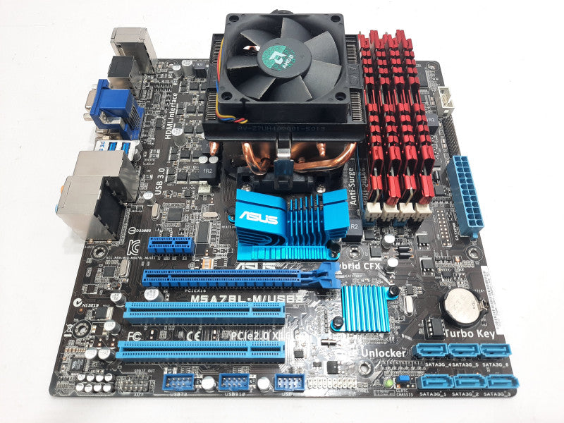 ASUS M5A78L-M/USB3 motherboard with AMD FX 8320 3.5GHz 16GB DDR3