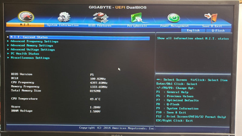 Custom PC, Core I7-4790K 4.0GHz, 8GB DDR3, 2TB HDD, MSI N720-2GD3LP GPU, No OS, Read