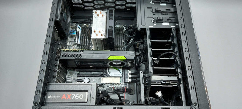Custom PC- ASUS X99-A Motherboard, 64GB DDR4, i7-5820K 3.3GHz,  500GB SSD 1TB HDD  Nvidia Quadro M5000 GDDR5 4GB