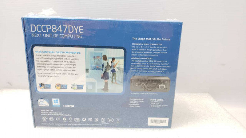 New Intel NUC DCCP847DYE Celeron Mini PC