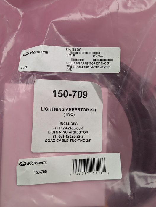 Lot of 3x Microsemi Lightning Arrestor Kit 150-709 -