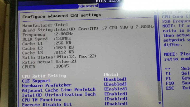CPU/Mobo combo I7-930 @ 2.80ghz / 6gb ram / ASUS P6TSE