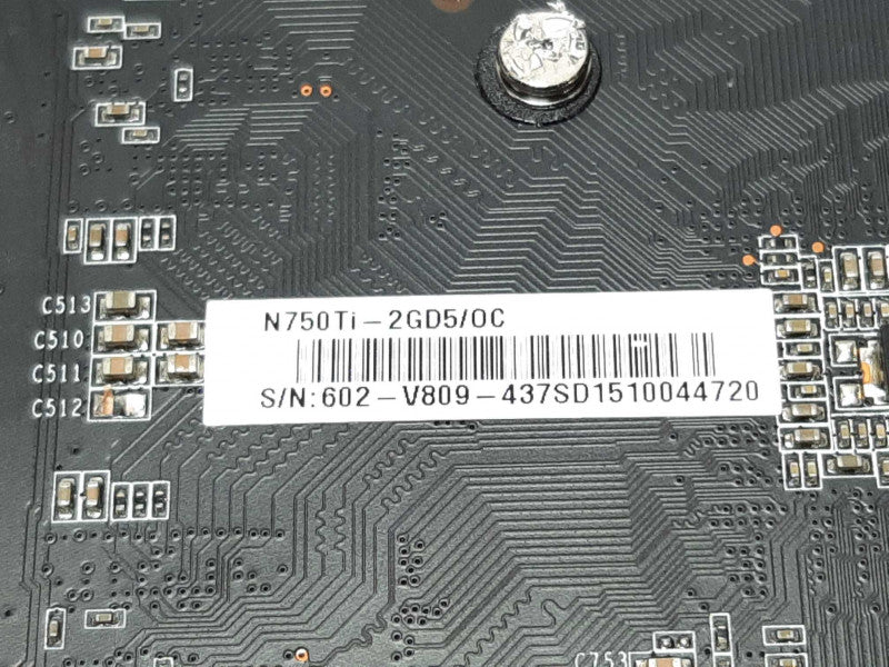 NVIDIA GeForce GTX 750 Ti 2GB DDR5 HDMI/VGA/DVI GPU N750Ti-2GD5/OC +