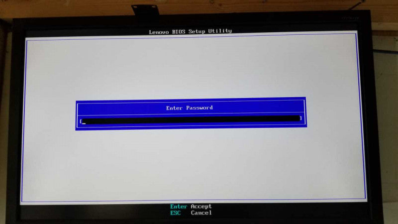 Lenovo thinkcenter M93 / BIOS PASSWORD LOCK / see notes